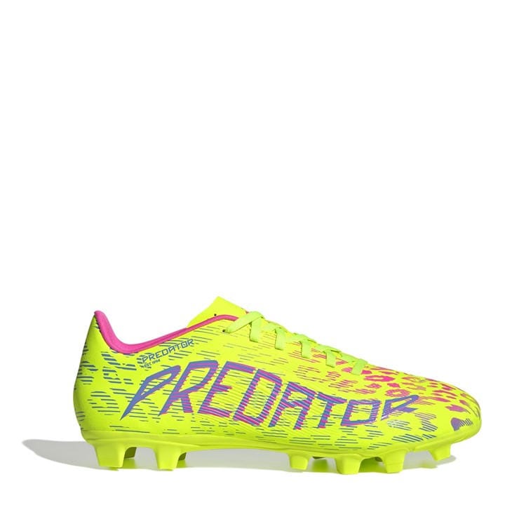 Adidas  Yellow  Predator Firm Ground Football Boots in Size 11.5, Sports Direct