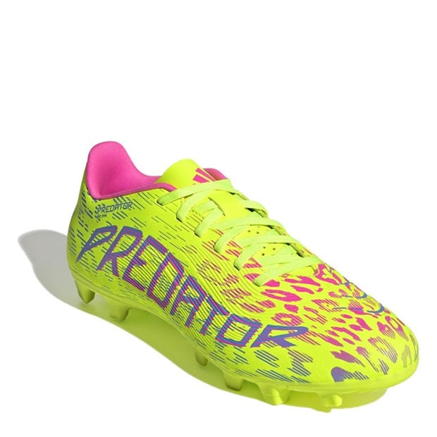 Lucid Lemon/Blu - adidas - Unisex Adults Predator Firm Ground Football Boots