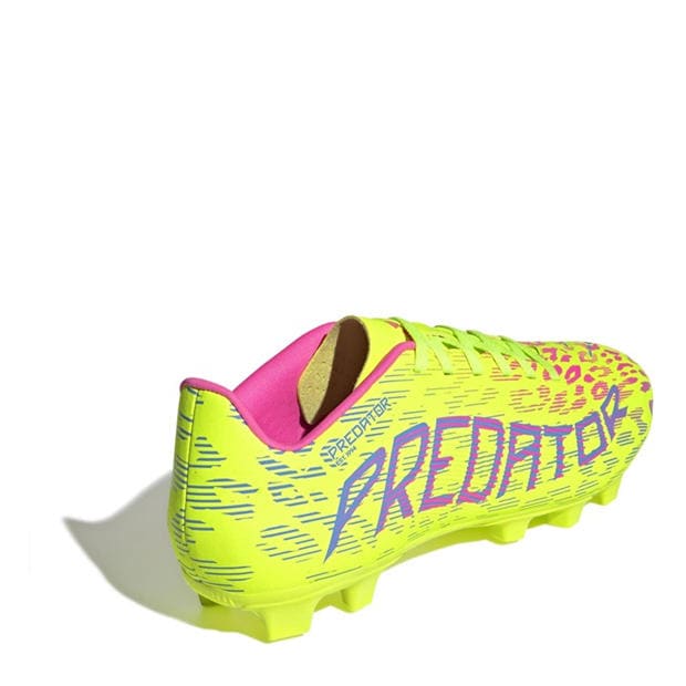 Lucid Lemon/Blu - adidas - Unisex Adults Predator Firm Ground Football Boots