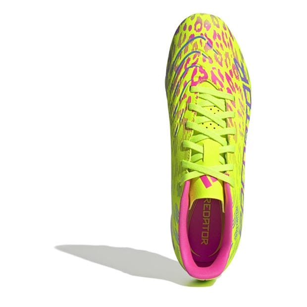 Lucid Lemon/Blu - adidas - Unisex Adults Predator Firm Ground Football Boots