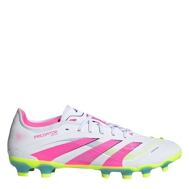 Adidas  White  Predator Pro Mg Firm Ground Football Boots in Size 6.5, Sports Direct