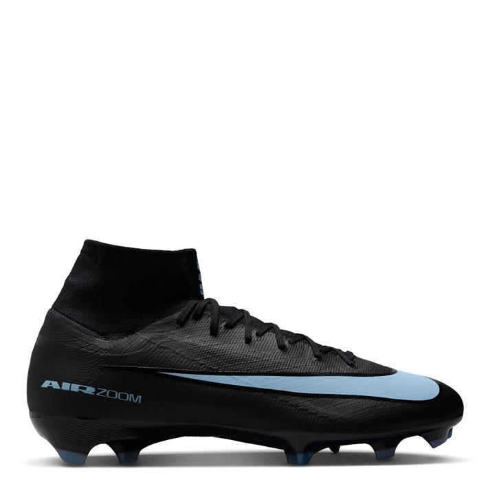 Nike Men's Black Zoom Mercurial Superfly 10 Pro  Firm Ground Football Boots in Size 9.5, Sports Direct