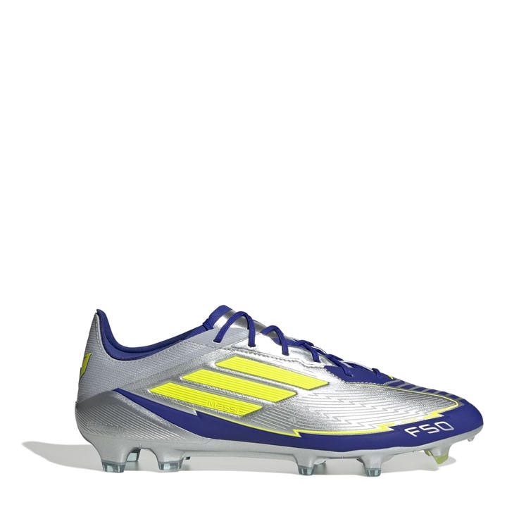 Adidas Men's Silver F50 Elite Adults Firm Ground Football Boots Size 11