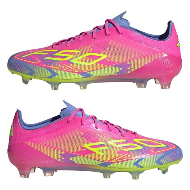 Lucid Pink/Luci - adidas - Men's F50 Elite Firm Ground Football Boot