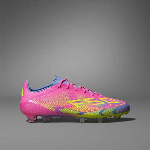 Lucid Pink/Luci - adidas - Men's F50 Elite Firm Ground Football Boot