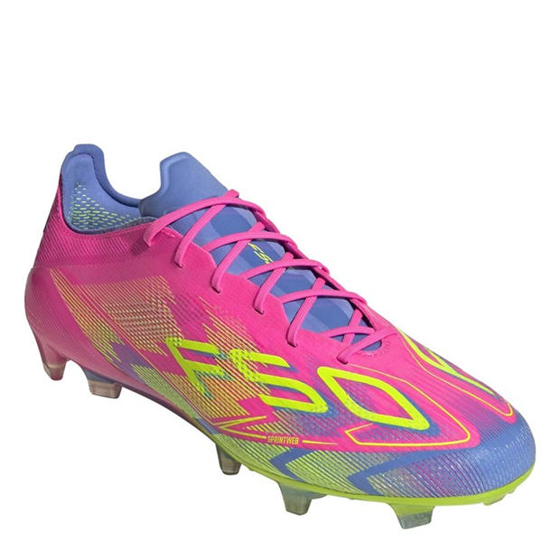 Lucid Pink/Luci - adidas - Men's F50 Elite Firm Ground Football Boot