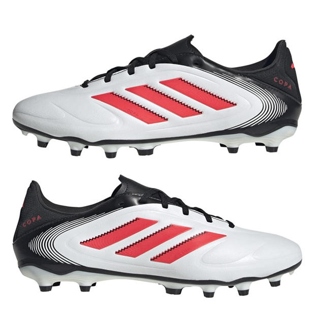 БЯЛО/ЧЕРВЕНО/С - adidas - Men's Copa Pure III Firm Ground Football Boots