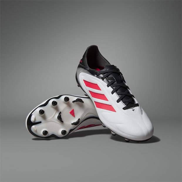 БЯЛО/ЧЕРВЕНО/С - adidas - Men's Copa Pure III Firm Ground Football Boots