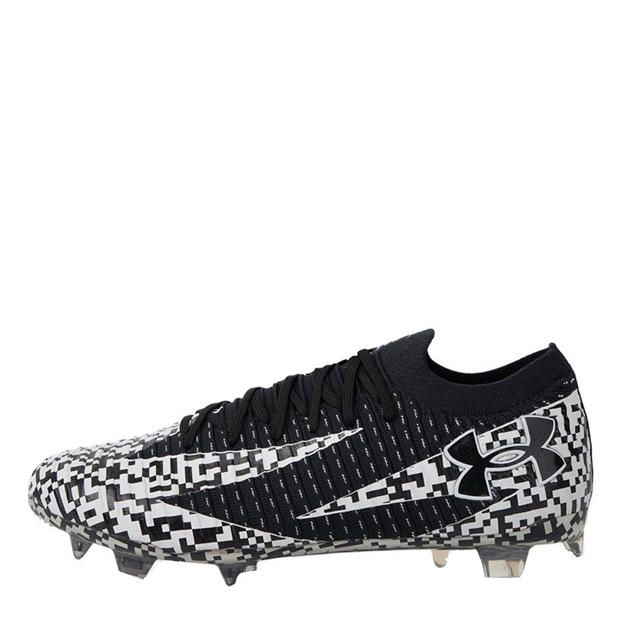 Black/White - Under Armour - Shadow Elite 3 Firm Ground Football Boots
