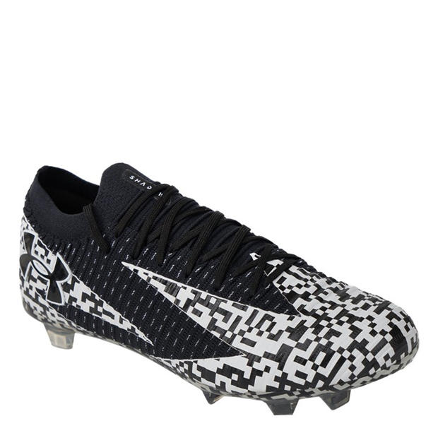 Black/White - Under Armour - Shadow Elite 3 Firm Ground Football Boots