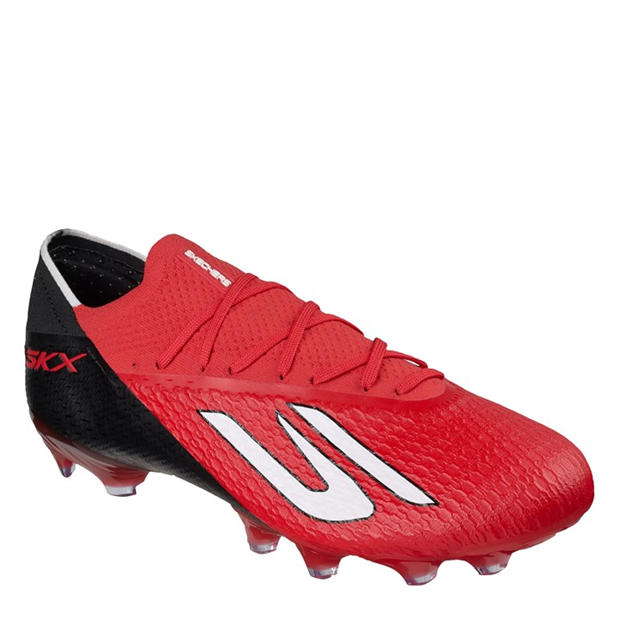 Red/Black - Skechers - SKX 2 Elite Adults Firm Ground Football Boots