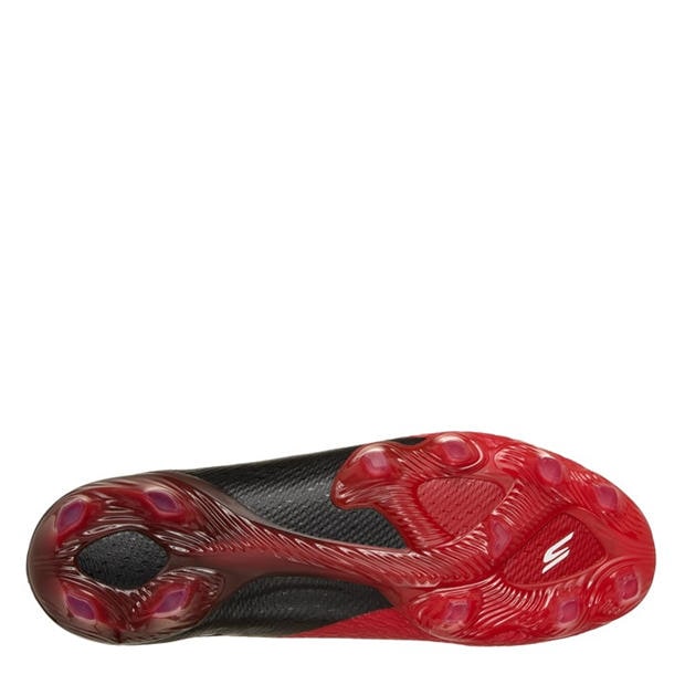 Red/Black - Skechers - SKX 2 Elite Adults Firm Ground Football Boots