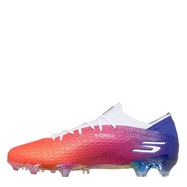 Blue/Pink - Skechers - SKX 2 Elite Adults Firm Ground Football Boots