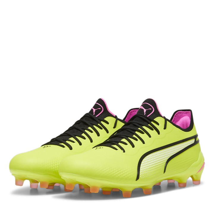 Puma King Ultimate Firm Ground Football Boots - Green