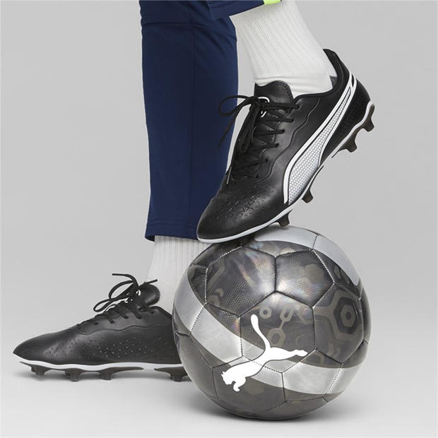 Black/White - Puma - Puma King Match Fg/Ag Firm Ground Football Boots Mens