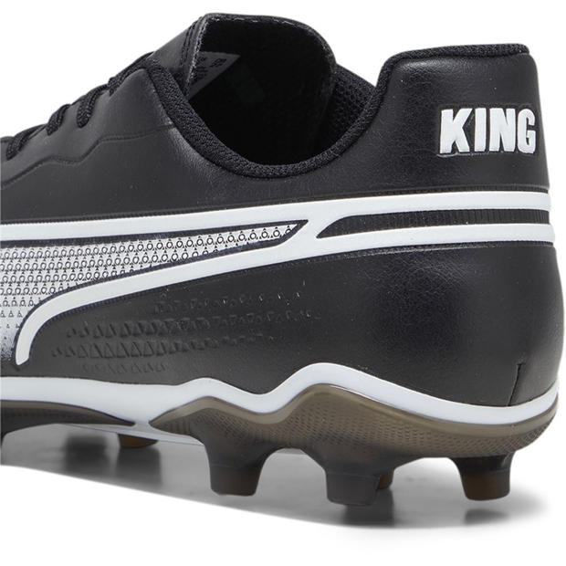 Black/White - Puma - Puma King Match Fg/Ag Firm Ground Football Boots Mens