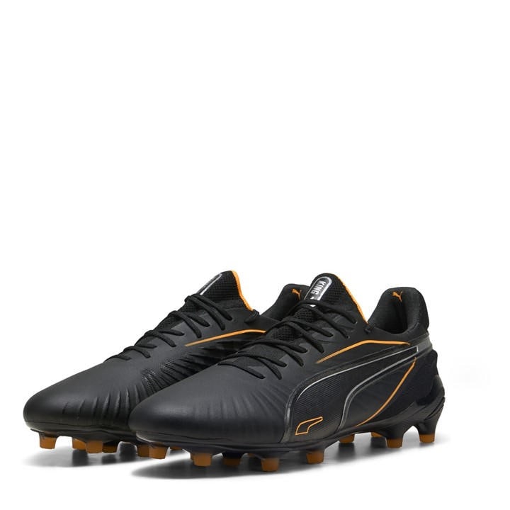 Puma Men's Black King Ultimate Firm Ground Football Boots in Size 8, Sports Direct