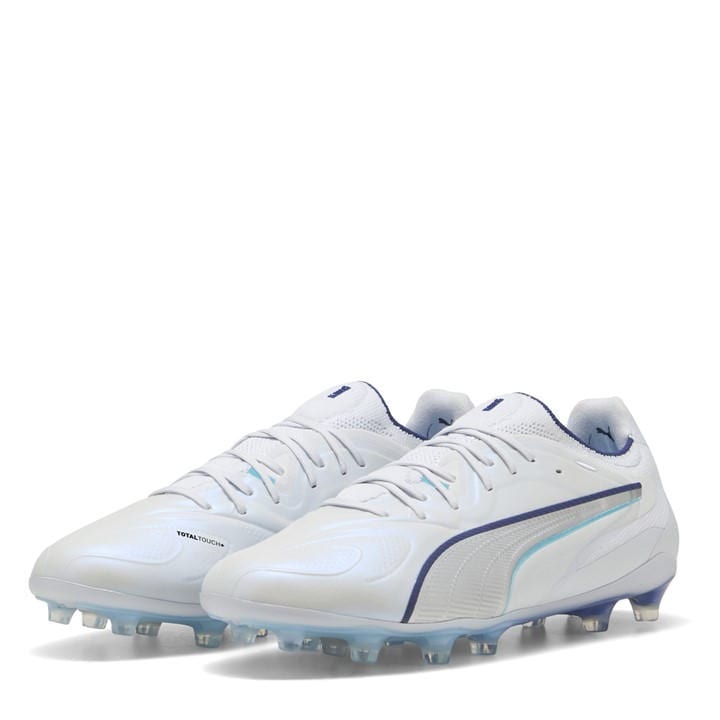 Puma Men's Silver King Ultimate Firm Ground Football Boots in Size 10, Sports Direct