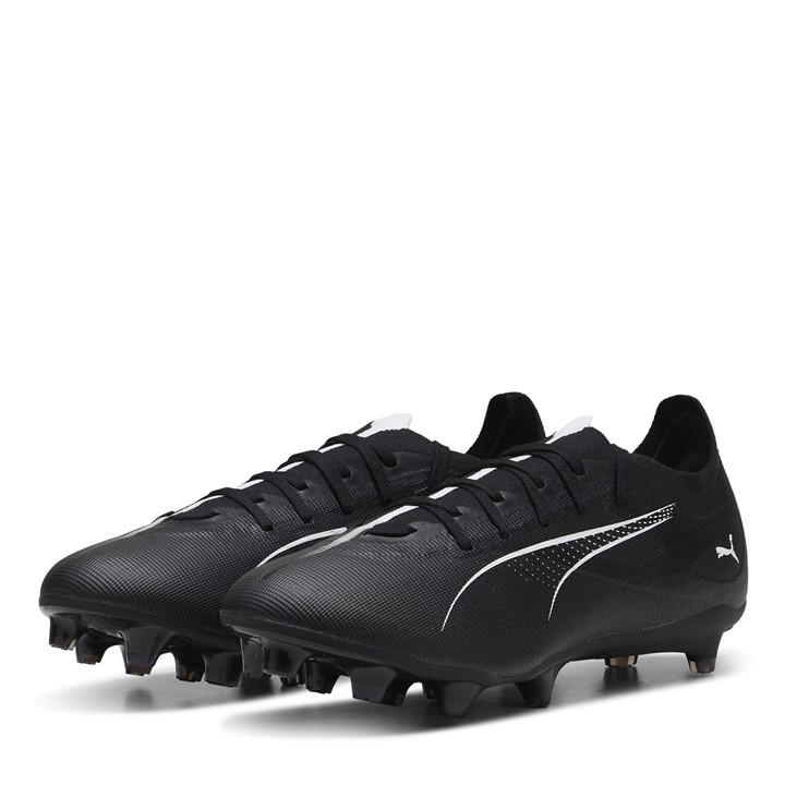Puma Men's Black Ultra Match Firm Ground Football Boots