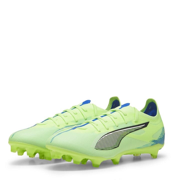 Puma Men's Green Ultra Match Firm Ground Football Boots