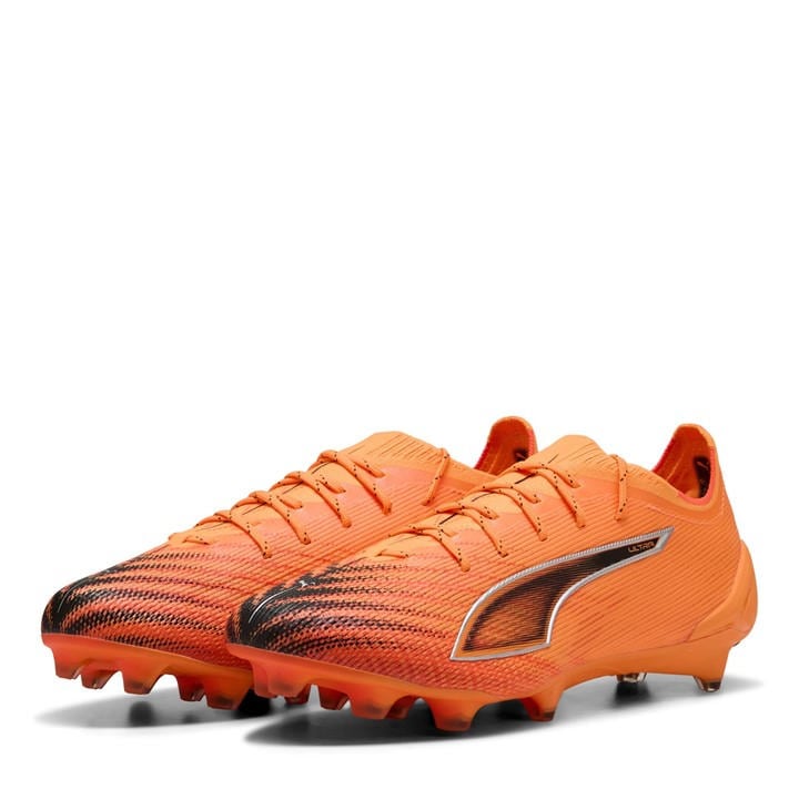 Puma Men's Orange Ultra 5 Ultimate  Firm Ground Football Boots in Size 11.5, Sports Direct