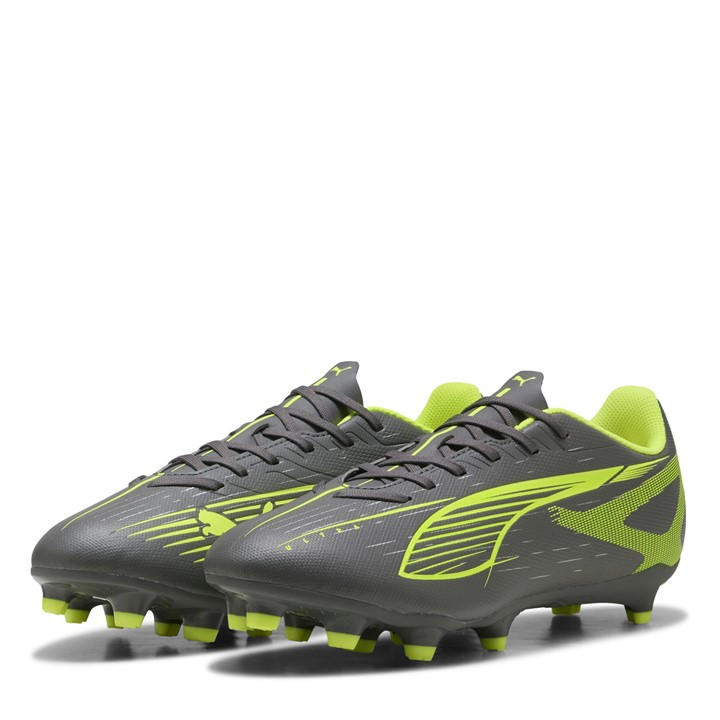 Puma Men's Silver Ultra 5 Play Firm Ground Football Boots in Size 6, Sports Direct