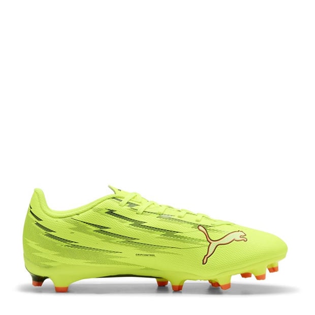 Yellow/Black - Puma - Mens PUMA Ultra 5 Play Firm Ground Football Boots