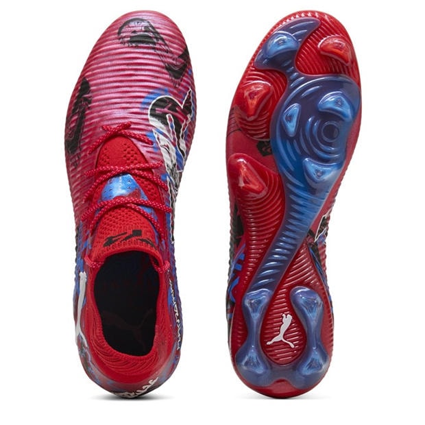 Raudona/Mėlyna - Puma - Future 8 Ultimate Adults Firm Ground Football Boots