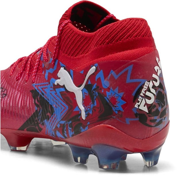 Raudona/Mėlyna - Puma - Future 8 Ultimate Adults Firm Ground Football Boots