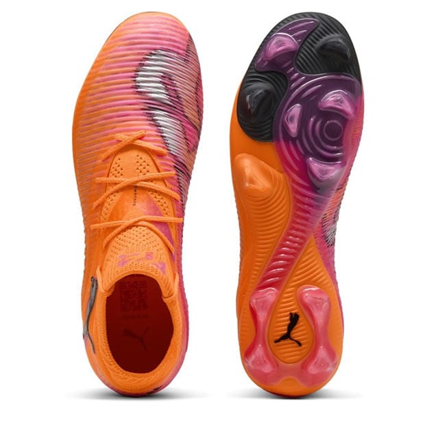 Oranžinė/Juoda - Puma - Future 8 Ultimate Adults Firm Ground Football Boots