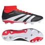 Blk/Wht/SolRed - adidas - Predator League Sock Firm Ground Boots