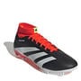 Blk/Wht/SolRed - adidas - Predator League Sock Firm Ground Boots