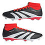 Blk/Wht/SolRed - adidas - Predator League Sock Firm Ground Boots