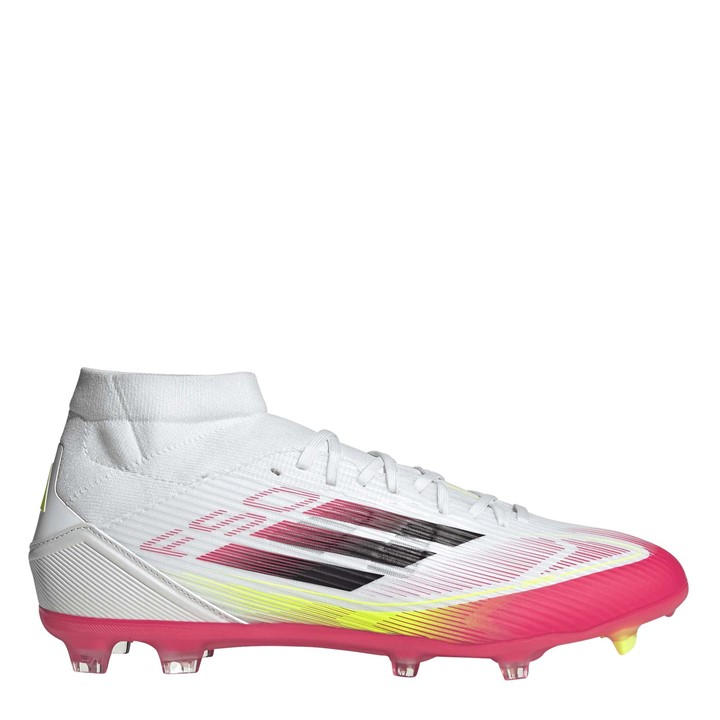 Adidas Men's White F50 League Firm Ground Football Boots Size 9