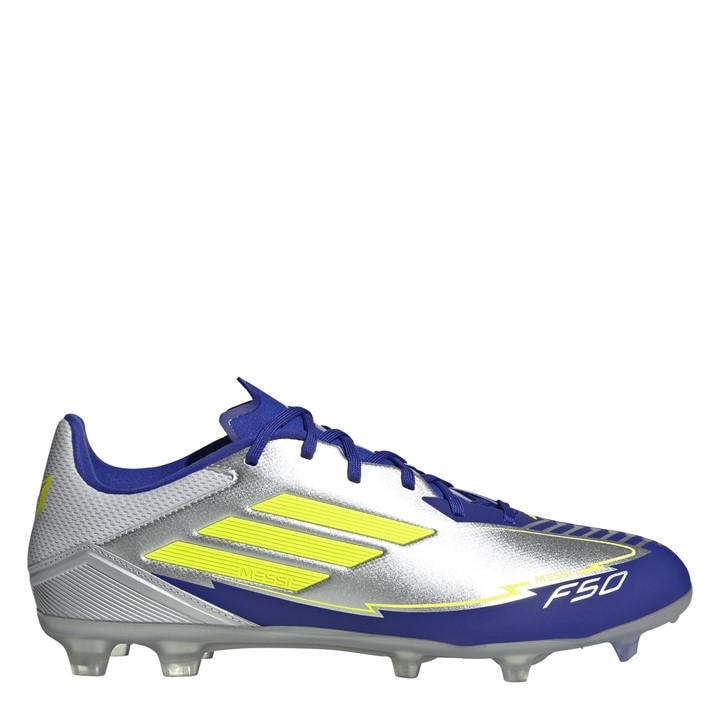 Adidas Men's Silver F50 League  Firm Ground Football Boots in Size 7.5, Sports Direct