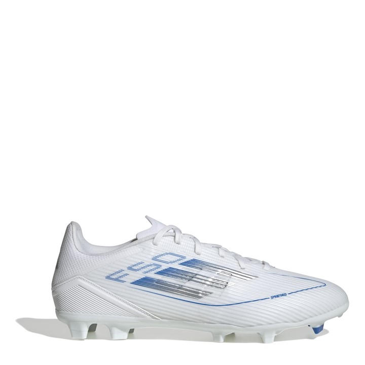 Adidas Men's White Messi F50 League Adults Firm Ground Football Boots Size 10.5