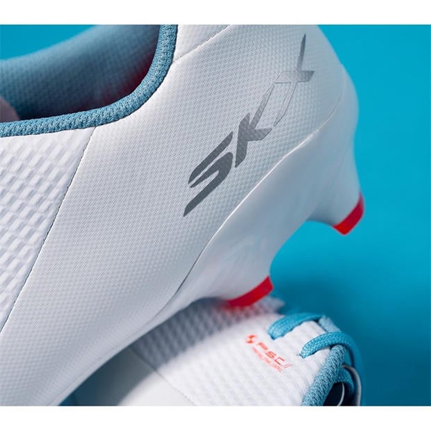 Бяло/Синьо - Skechers - SKX.2 Academy Adults Firm Ground Football Boots