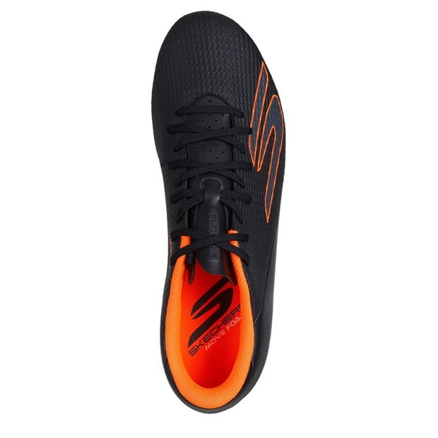 Черно/Оранжево - Skechers - SKX.2 Academy Adults Firm Ground Football Boots