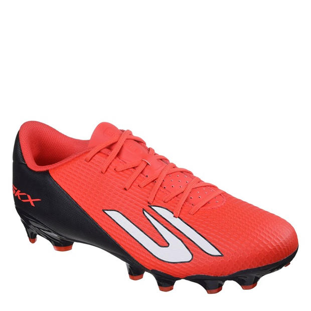 Red/Black - Skechers - SKX.2 Academy Adults Firm Ground Football Boots