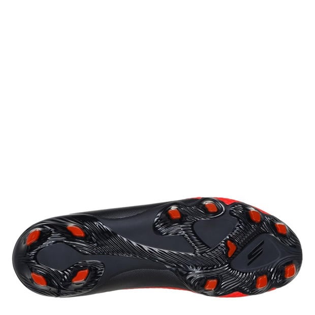 Red/Black - Skechers - SKX.2 Academy Adults Firm Ground Football Boots