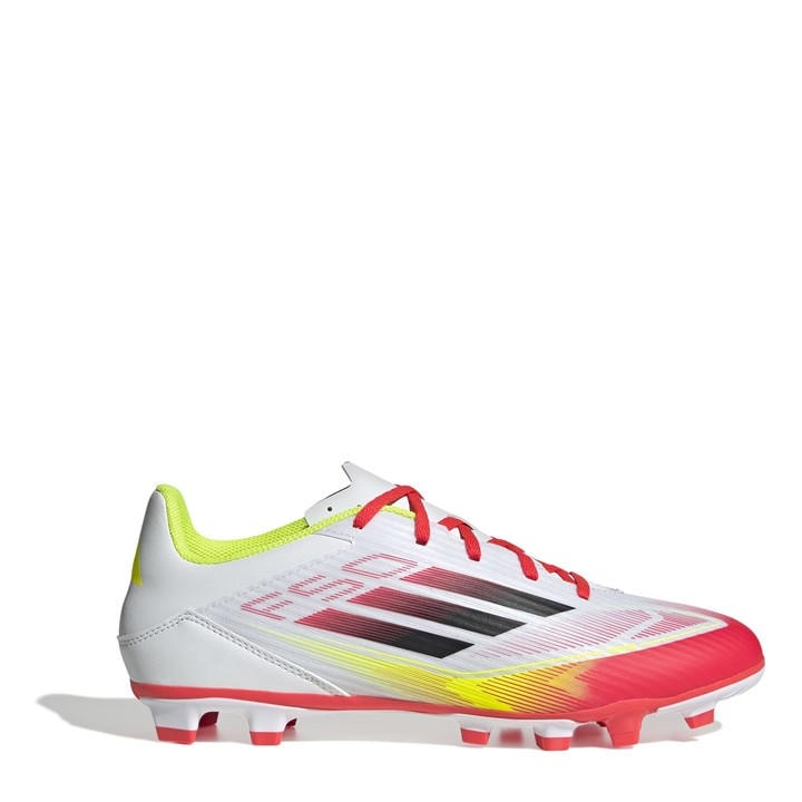 Adidas Men's White F50 Club Firm Ground Football Boots in Size 8.5, Sports Direct