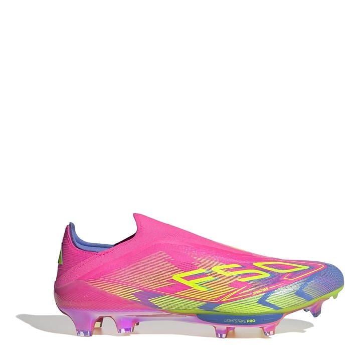 Adidas Men's Pink F50+ Firm Ground Football Boots Size 9
