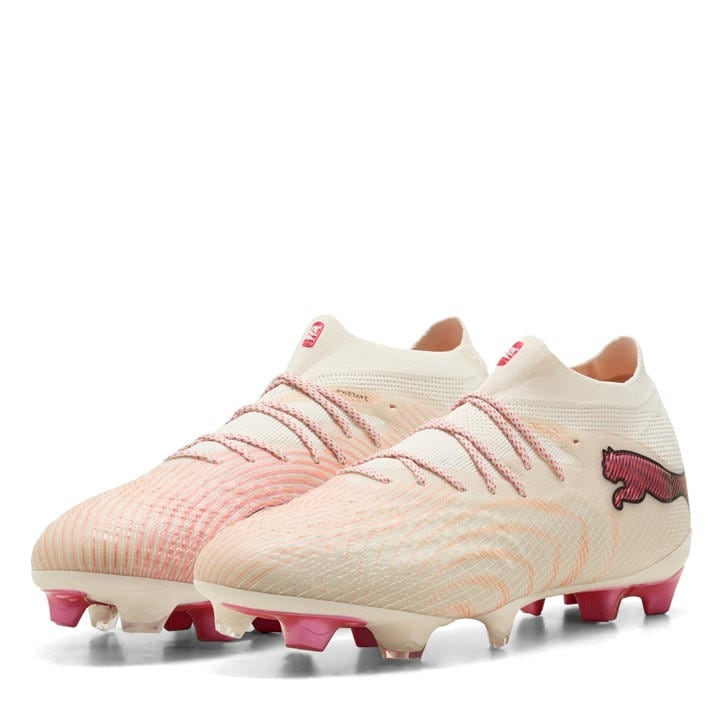 Puma Men's Cream Future  Ultimate Firm Ground Football Boots in Size 9, Sports Direct