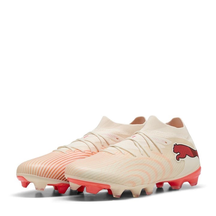 Puma Men's Cream Future  Match Firm Ground Football Boots in Size 9, Sports Direct