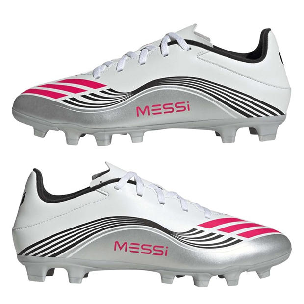 White/Red - adidas - F50 Club Adults Firm Ground Football Boots