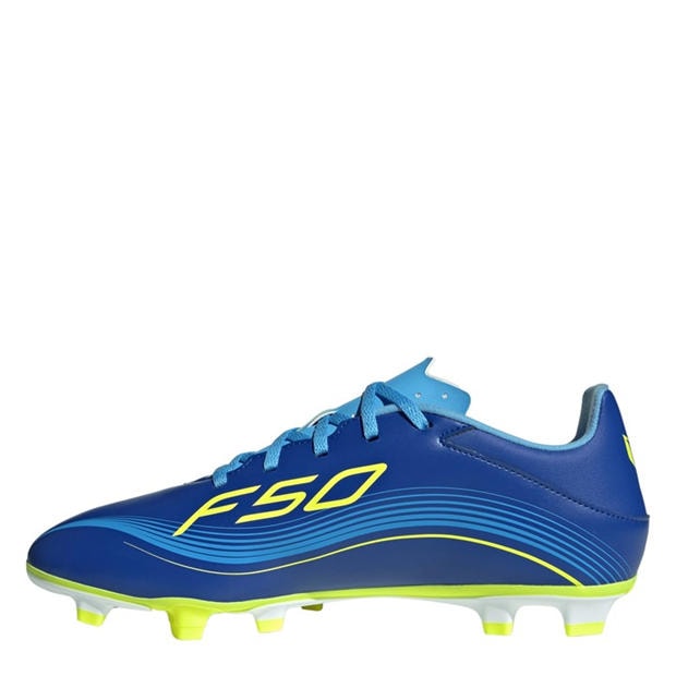 Blue/Yellow - adidas - F50 Club Adults Firm Ground Football Boots