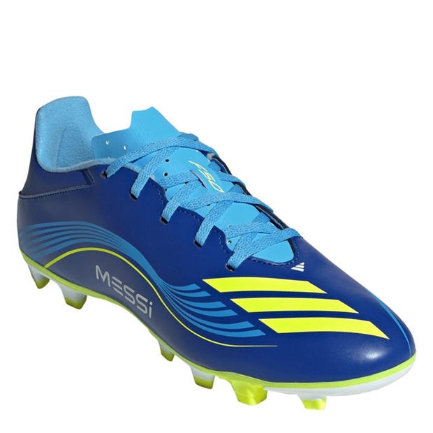 Blue/Yellow - adidas - F50 Club Adults Firm Ground Football Boots