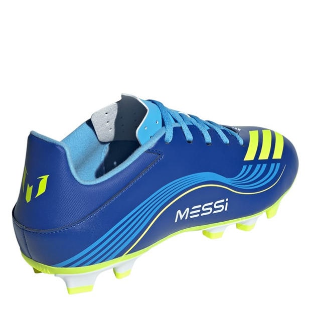 Blue/Yellow - adidas - F50 Club Adults Firm Ground Football Boots