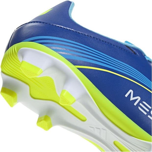 Blue/Yellow - adidas - F50 Club Adults Firm Ground Football Boots