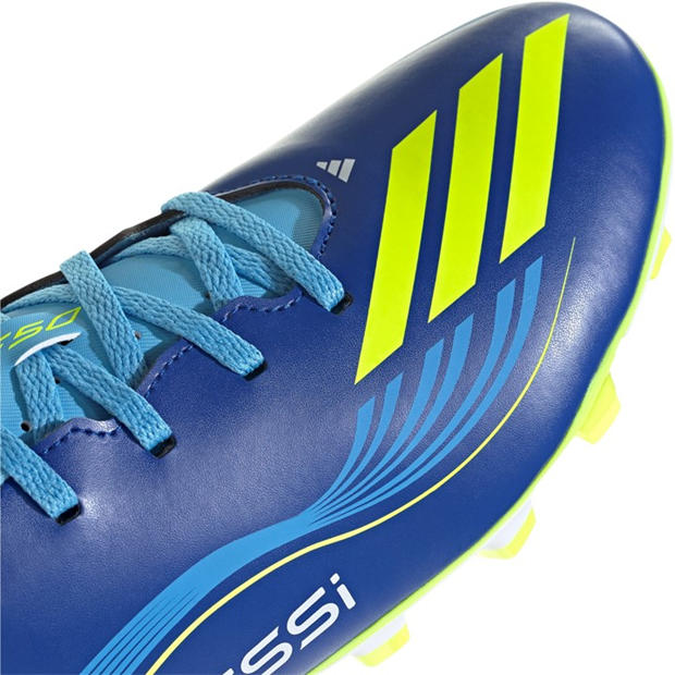 Blue/Yellow - adidas - F50 Club Adults Firm Ground Football Boots
